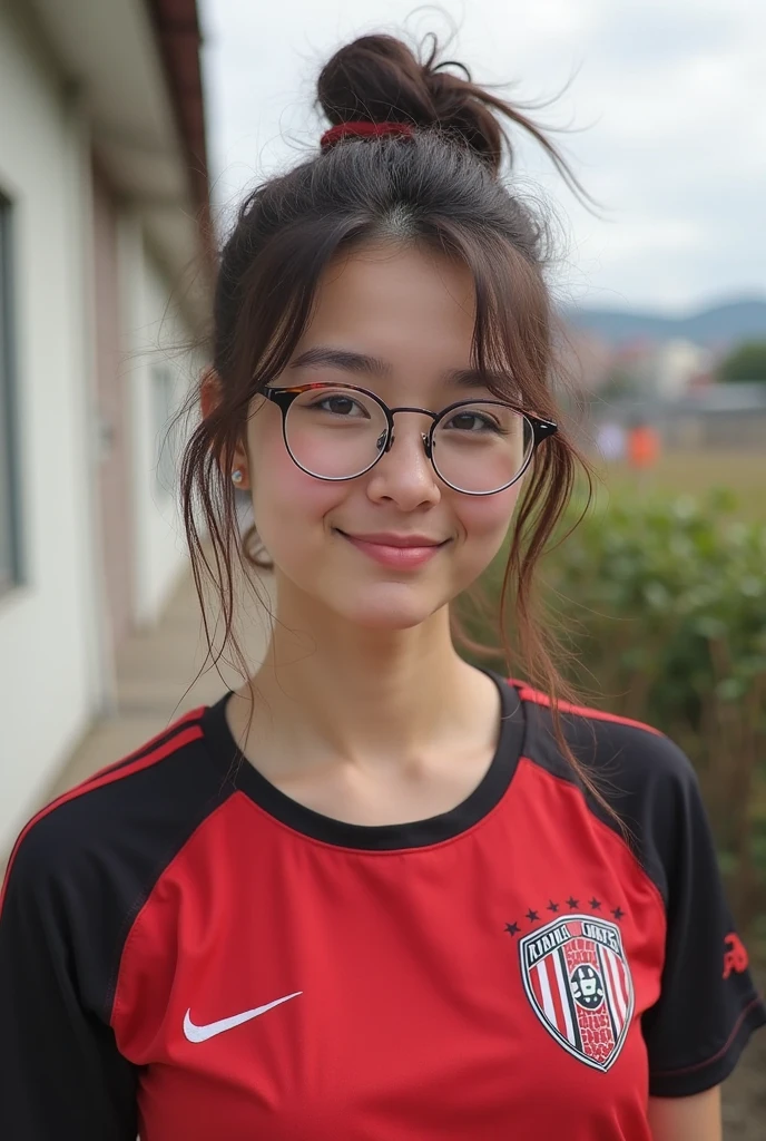 13 years old。smile、Beautiful eyes、Beautiful colored volleyball uniform,shine、nice、