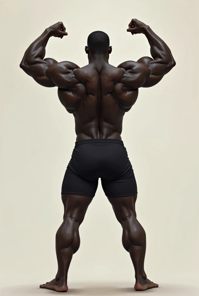 A graceful black silhouette of a bodybuilder performing a series of pull-ups,
their body rising and falling in a rhythmic motion.