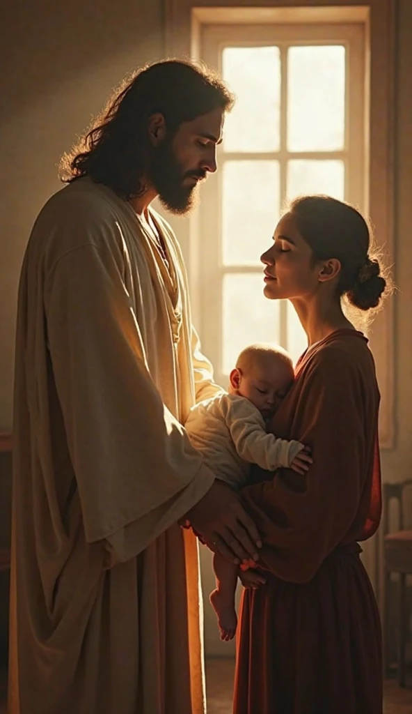 Having predestinated us unto the adoption of children by Jesus Christ to himself, according to the good pleasure of his will,8k, RAW photo, best quality, masterpiece:1.5, ulra high res, photorealistic:1.5,Cinematic Light,soft volumetric lighting:1.5, realistic, photo-realistic:1, detailed skin,professional lighting,Photography, Sharp focus, detailed ,professional lighting, photon mapping, detailed and intricate environment,highly detailed,best quality,artistic photography, photorealistic concept art, soft natural volumetric cinematic perfect light,MIDJOURNEY