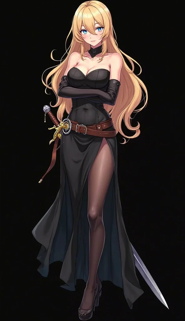 (masterpiece, best quality), intricate details, 1girl, 1girl in, age19, Solo, Long hair, Colossal, Looking at Viewer, blond hair, Alexis Texas (standing full body toe to head by wooden pole:1.2) iron collar, arms behind back, iron cuffs, shackles, bound, bondage outfit, harness, o-ring, bondage outfit blindfolded, happy red cheeks, chain leash collar choker neck bell shackles wristbands bracers bracelets, cleave gag, sad face, red cheeks, cryings tears, painful (she was sold and betrayed by her own family)