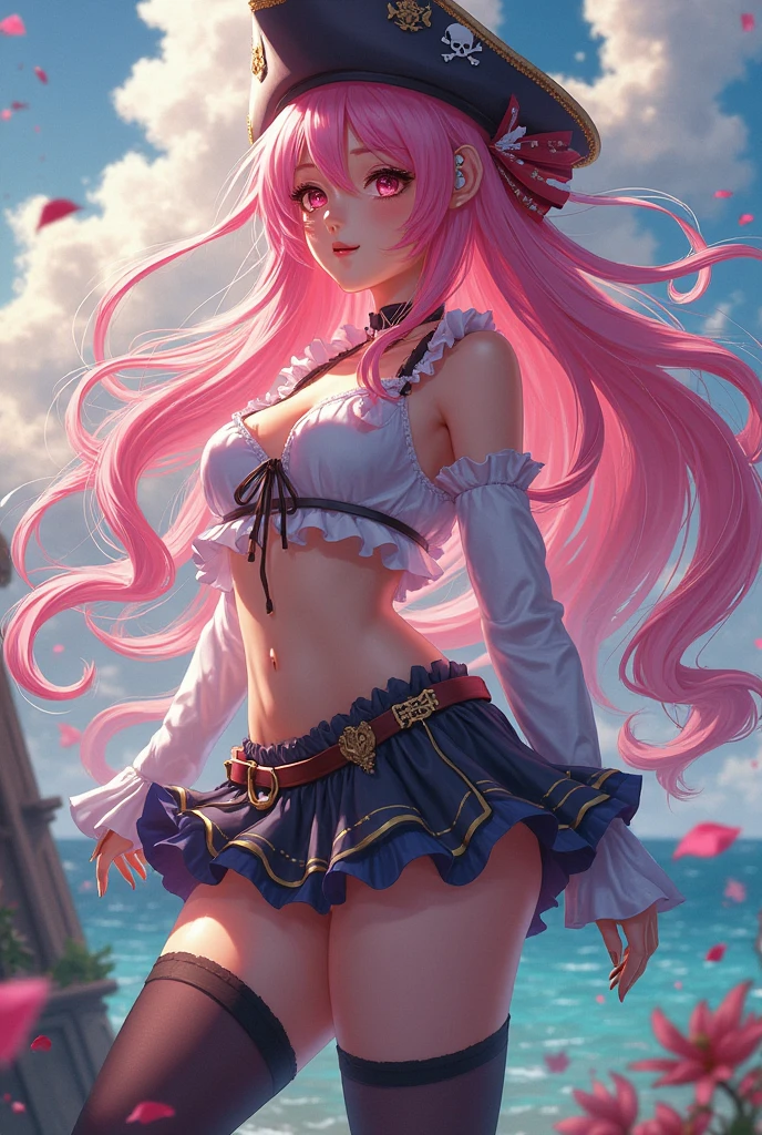 Big pink eyes，Show more panties