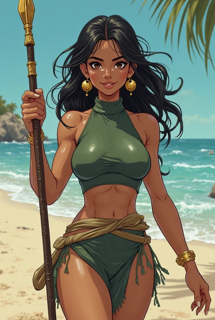 (high resolution, The pixels are perfect, luxurious illustration), (hyper qualit, Masterpiece, Ethereal: 1.4),(Solo:1.4),((((breast squeeze)))),((((kneeing on groud)))),((((Beach at night)))),Realistis,open mouth, ((No bra)),(((nacked hip))),wetted skin, the wallpaper,full bodyesbian,Carmelto,spilled milk,(((There was only a nearly naked grass skirt around the waist))),(((Carmelto))),a mature female,Black areola,female public hair,Armpit hairy,(((A MILF: 1.4))), (Curvy:1.35),((((Dark skin)))),long whitr hair,Curvy physique, Fitness model, Thick body,((Sexual suggestiveness)),Seductive smile