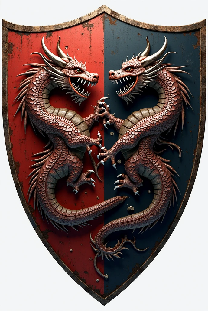 a red dragon