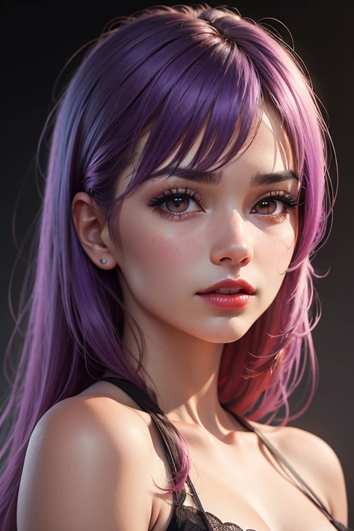 <lora:nagant-mha:0.8> nagant(mha) purple hair, solo, purple eyes, black shirt,formal, collared shirt, sleeveless, multicolored hair, 1girl, looking at viewer, parted lips,black lipstick, gothic, streaked hair, upper body , white background,, (masterpiece, best quality:1.4), (modern days), (cowboy shot), 1girl, solo, pov, sfw, stunning girlfriend, (standing:1.1), dynamic pose, heart shaped face, elegant face, beautiful face, highly detailed face, highly detailed skin, skin pores, subsurface scattering, realistic pupils, medium breast, loving smile, looking at viewer, full face blush, full lips, detailed background, depth of field, atmospheric perspective, volumetric lighting, sharp focus, absurdres, realistic proportions, good anatomy, (realistic, hyperrealistic:1.4), 16k hdr,