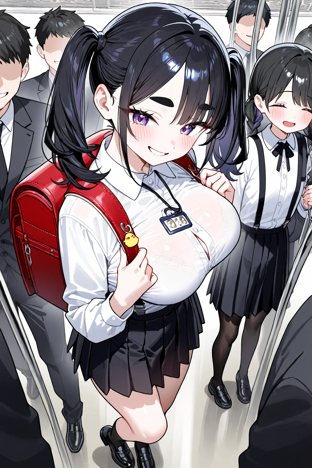 Photo of a mature malay female teacher with saggy breasts (((standing))) & (((saluting ))) in the middle of (crowded soccer field), 40yo, busty body, tall body, (((dark skin))), dimples, light, detailed face, embarrassed face, ((looking disgusted)), ((very angry)), ((cleanch teeth)), Perfect breasts, big breasts, natural breasts, G cup, (((lactation))), (((brown hijab))),(((glasses))), (((nude))), (((body writing))),(((body covered by semen)))
