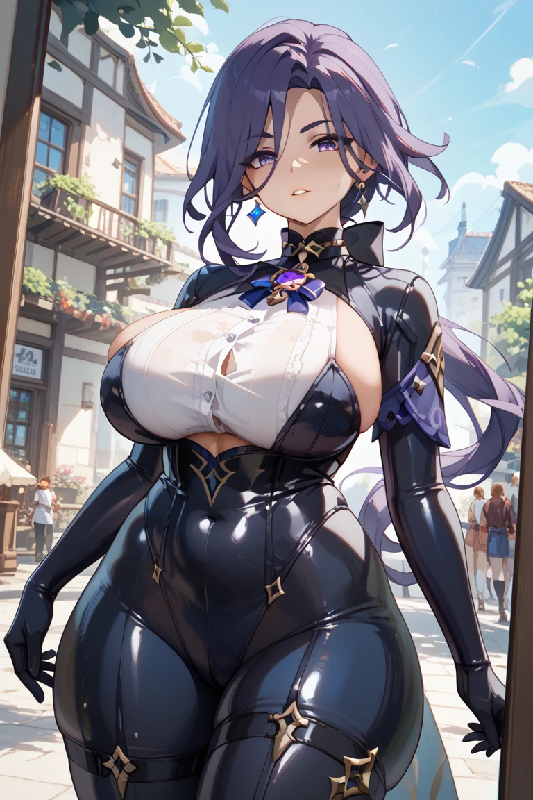 1girl, Lux,League of Legends,street,masterpiece,very aesthetic,newest,sensitive