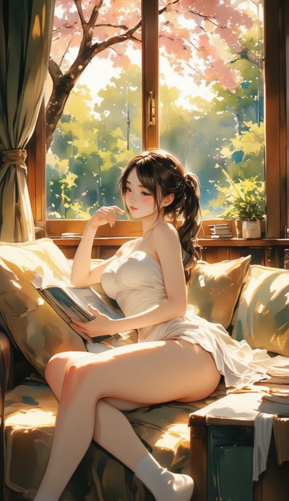 realistic hot sexy naked asian girl with big big ceiling big ass slim waist lying cross legged