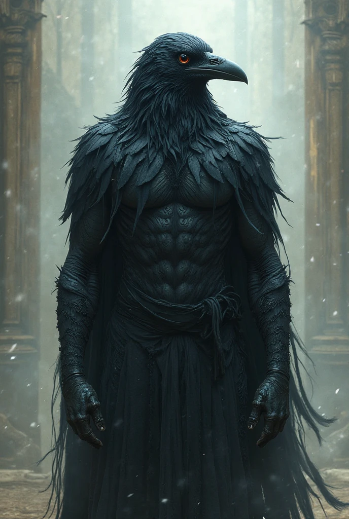 Dark Elf semi-draconic man