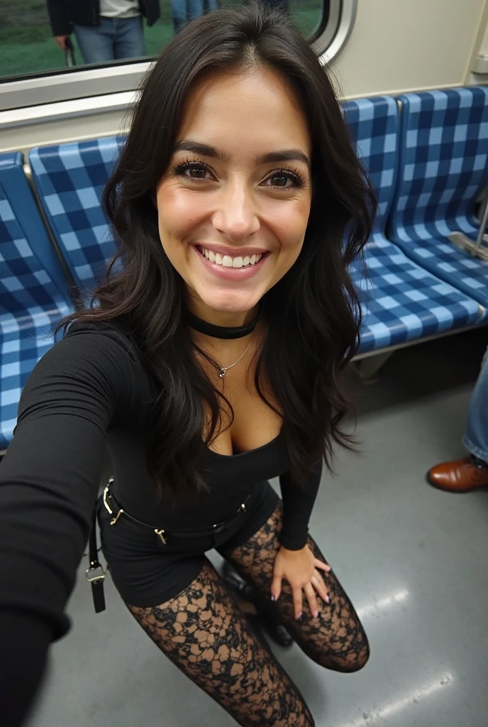 Araffe woman in a white dress sitting on a sofa, cute seductive smile, seductive smile, Fitted garment, selfie shot straight on angle, beautiful angle, my caliph, with a seductive smile, tight suit, friendly seductive smile, hot , beautiful latin face, very sexy outfit, crazy seductive smile, tight dress, whole body! pretty face, lovely smile