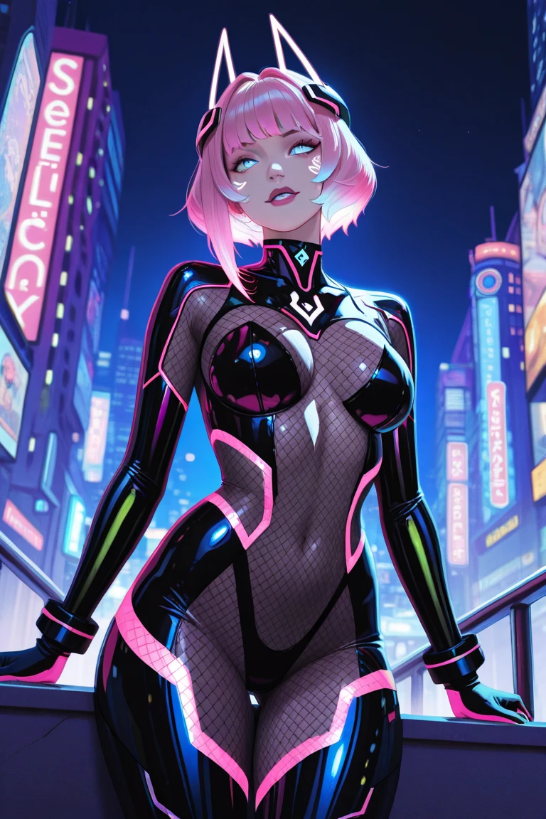 uma pintura digital da spider gwen utilizando touca e mascara, References to classic comic book malvel, spider verse, outfit Long Hair, arte cyberpunk de Josan Gonzalez, vencedora do concurso behance, afrofuturismo, synthwave, neon, neon brilhante,coxas grossas, cintura fina, sensual, nsfw, pouca roupa, arte erotica, anime, roupas  rasgada de batalha, extremamente sexualizada, corpo suado, NSFW, seios grandes, bunda grande, HD, 8k, Alta qualidade, detalhes, corpo perfeito, destaque o corpo, detalhe no rosto perfeito, Detail in the background