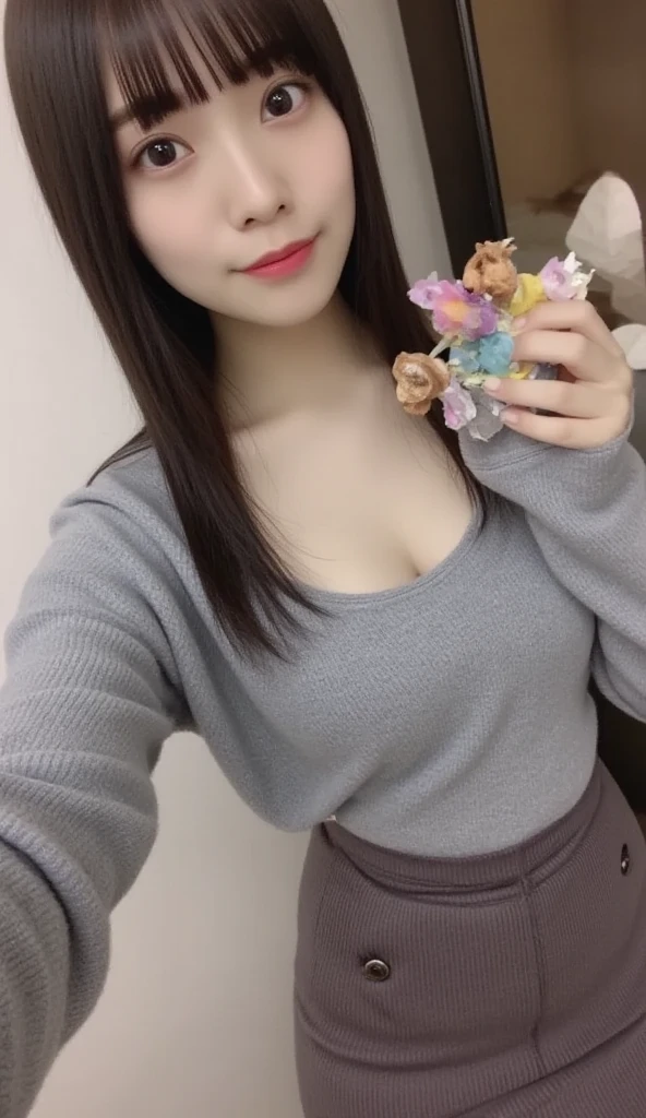 (small breasts:1.2), (perky chest:1.2), (pointed chest:1.2), (Pudding cake magazine cover:1.3),(from above:1.0),(shoot from the side:1.1),masterpiece, 1girl, Amazing Cleavage:1.1, thin waist, optimum,tmasterpiece,hight resolution,best qualtiy,hyper HD,super detailing,awardwinning,a 18yo cute girl,(The upper part of the body),anatomy correct,Beautiful Black miniskirt,garters,Gaze,Small face,bangss,holster,Beautuful Women,hands up,leg holster,Gaze,black boots,Cowboy Shot,cute face,a blond,Longhaire,Twin-tailed,Braids, Hairline,(scarlet eyes),long eyelasher,Hanging eye corners,White skin of the, ((see through camisole:1.1)), ((Sheer nipples:1.0)),Rocket Tits,(Slim body),smile,seductive weak smiling,(with sparkling eyes and a contagious smile),little open mouth, Looking at Viewer,