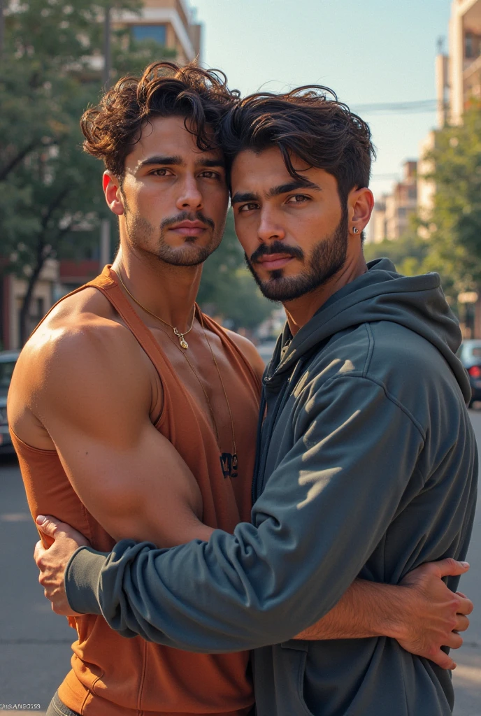 Dois amigos Carlo e Pedro