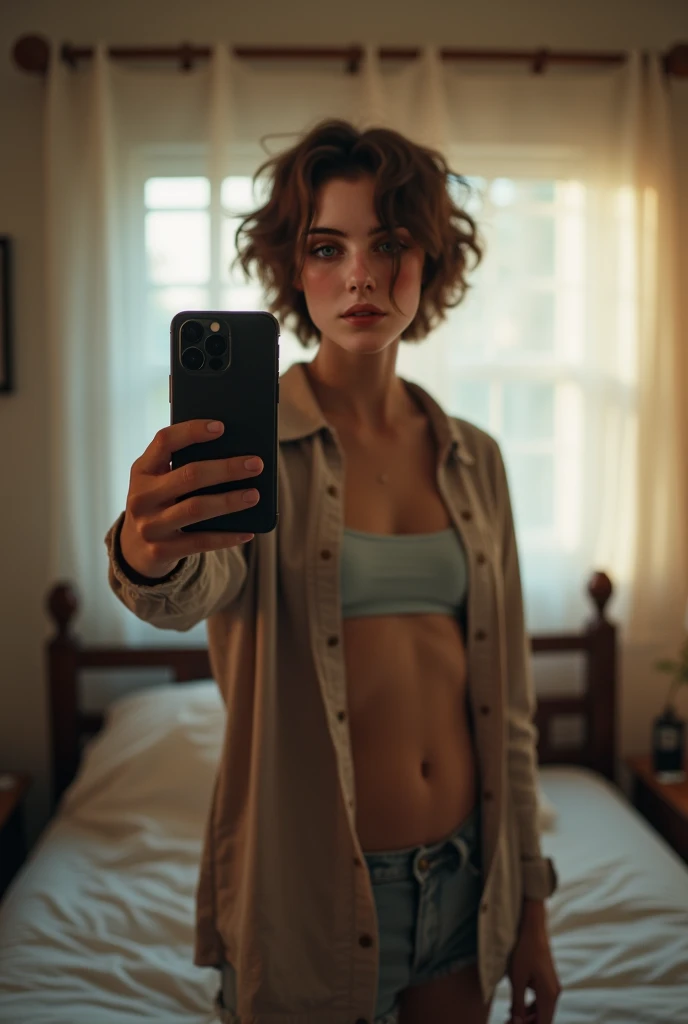Some naked girl they hold a pic inside the pic text was
 dark