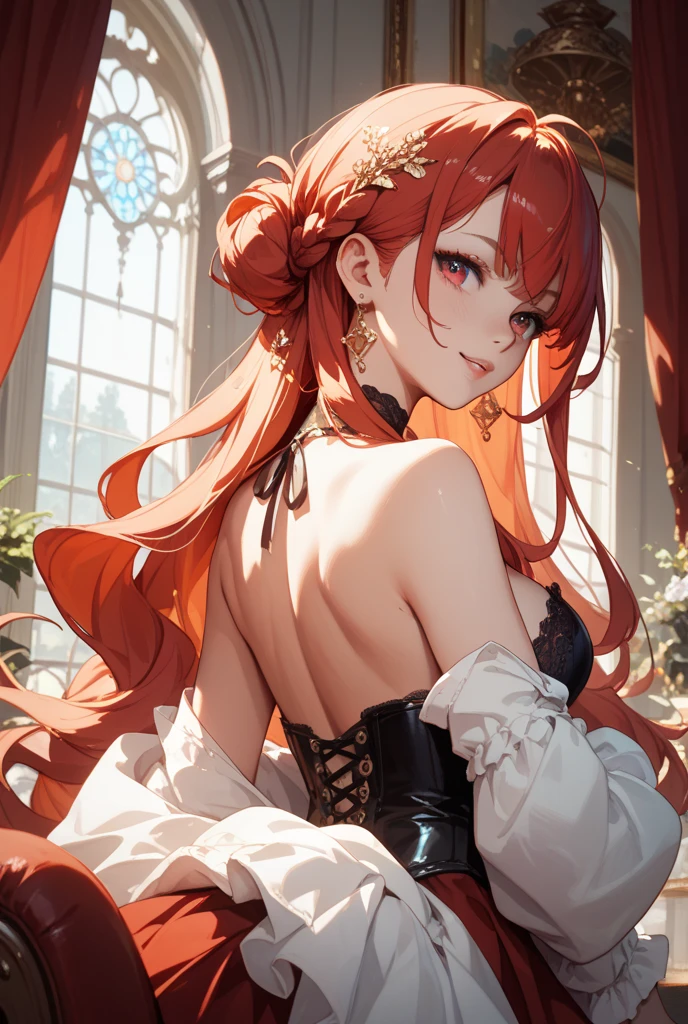((work of art)), (best qualityer),, offcial art, Extremely detailed CG 8k unity wallpaper, highy detailed, shining skin, Depth of field, vivid color,, 1Kizi, (curved:1.0), (whole body:0.8), Kizi wearing dungarees, sensuous , retrato sophie mudd, pose casual, gorgeous Youngh model, cute Youngh woman, a beautiful -aged Kizi, very beautiful model, Youngh , cute Youngh Kizi, beautiful Youngh Kizi, Beautiful model, shorter red hair, light hair, shiny hair, Youngh and cute Kizi, Kizi, cowgirl, Cow Kizi from Goblin slayer アニメ, Goblin Slayer Anime, アニメ, Staring at me, wild pose, sensuous pose, maybe working on the farm, trying to feed animals, and working on the farm
