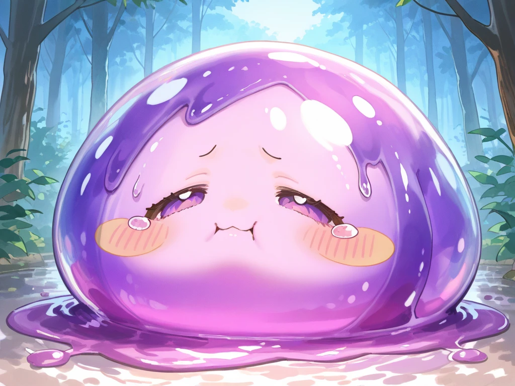 masterpiece, best quality, nsfw, 1girl, slime_girl, monster_girl,