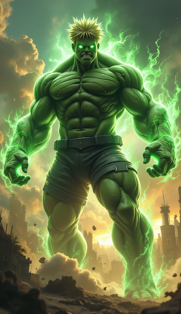 Full body shot of the Hulk in Marvel Comics, Angry expression! nice and perfect face,Soft skin, Beautiful, mature and perfect face, Concept art portrait by Greg rutkowski, Art germ, Ultra-detailed intricate artistic trends in ArtStation ternary colors, Fantastical, intricately details, Splash screen, Complementary colors, fantasy concept art, 8K resolution, Deviantart's masterpiece, Oil painting, Heavy strokes, in frame, Centered