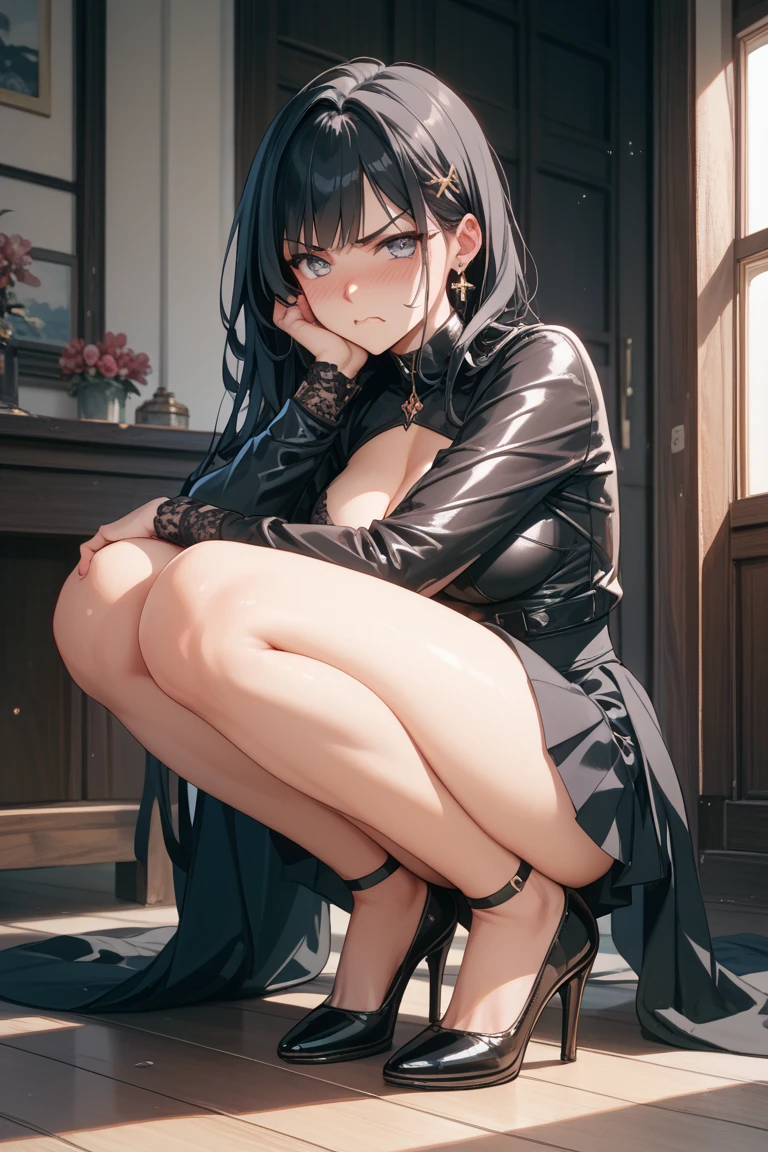 Kujou Sara|Genshin Impact,Ulzzang-6500-V1.1, (raw photos:1.2), (realistic:1.4), Beautiful girl captures details, very detailed Eyes and Face, Beautifully detailed eyes, Ridiculous, Incredibly Ridiculous, Big file size, มีvery detailed, high definition, very detailed, Highest quality, Masterpiece, kemomimi, (Tiny micro bikini in mesh material.), illustration, very detailed, CG, combination, 8K wallpaper, amazing, Nice details, Masterpiece, best quality, highly detailed cg uniform 8K wallpaper, light on face, movie light, 25 year old girl, (no panties)), ((dynamic gesture))), (camel toe), (half), (tights), (sitting legs bending knees))