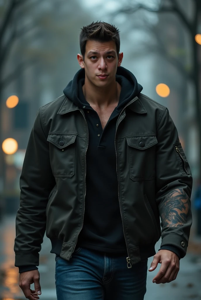 1boy Handsome Men,Tough Guy,Upper body,Suit,Cinematic poster,magazine,Looking at Viewer