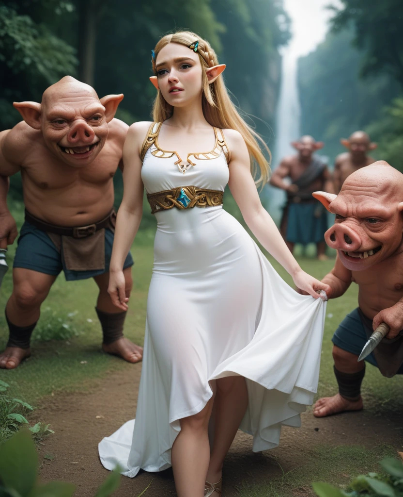 Young japanese girl, realistic, high detail, beautiful, innocent, ultra hd, perfect anatomy, naked , show pussy, white pussy, beautiful girl, white hijab, wear hijab, vaginal, small girl, spread legs, wear round glasses, , huge , large insertion, creampie, cum, green goblin, many goblin, girl raped by goblin, girl mind break, goblin the girl, double penetration