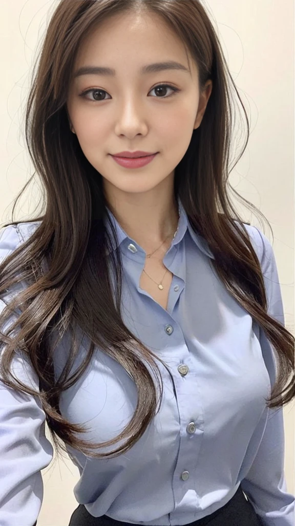 (UHD, masterpiece, anatomically correct, textured skin, super detail, best quality, highres, 8k, bloom, Front Light), (Cute and sexy 24 year old nurse, sexy face, distant eyes, Gentle eyelids, thin eyebrows, Gentle corners of the eyes, beautiful aquiline nose:1.4, completely charm you, Eyes that feel erotic, A taste of beautiful eroticism, Too cute beauty), (brown hair, long hair, french braid twin braids:1.4, bangs), (gal makeup, eyeliner, lip gloss), (Medium chest, Slender proportions), (looking at the camera, The photographer lay on his back on the bed and took the photo.:1.3, Upper body), (nurse uniform, nurse cap), (hospital, hospital room, approach the bed), smile, Kitagawa Keiko:0.5