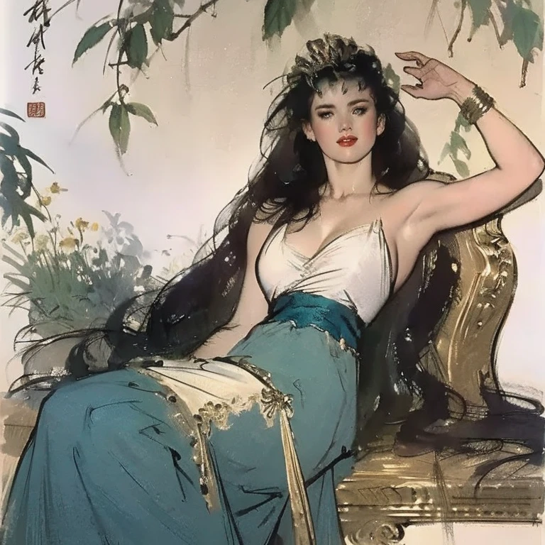 Nordic Goddess Freya, majestic and powerful, embodied in the form of an elegant araffe. (best quality, highres:1.2), ultra-detailed, (realistic:1.37)
Materials: A masterpiece painting, capturing the essence of Freya's divine beauty.
Additional details: The araffe stands gracefully in a lush, enchanted forest, surrounded by blooming flowers and vibrant foliage. Rays of soft sunlight filter through the canopy, illuminating Freya's radiant presence.
Artistic style: Portraits, mythological, divine, fantasy.
Color palette: Rich and earthy tones, with a focus on gold and royal blue, symbolizing Freya's regal nature.
Lighting: Soft, ethereal light gently caresses Freya's captivating features, accentuating the goddess's ethereal glow.
Please note that Freya is depicted as a majestic and powerful goddess, carrying an aura of grace and strength.