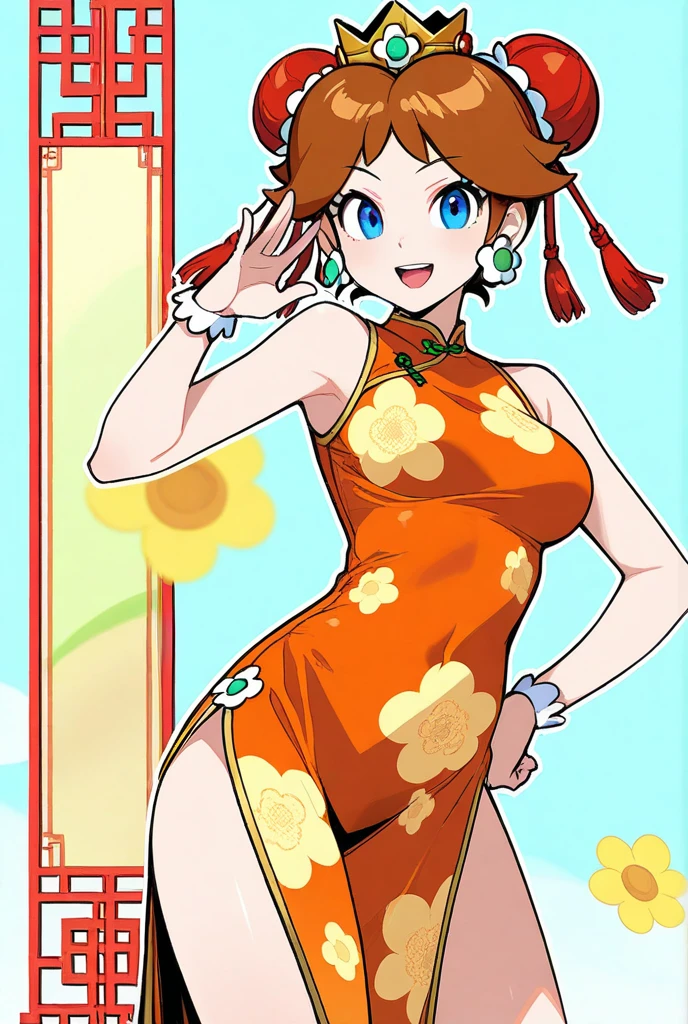 (tmasterpiece, beste-Qualit, 1girl:1.2, 独奏:1.3), Lyubava, hairlong, green colored eyes, brown-hair, braid, ((A red hat with yellow circles)), headdress, blush stickers, freckles, wrapped in a white towel, Droplets of sweat, sauna, stocklings, décolleté, Flirtation, humble, ssmile, Sun light, big breastes, big thighs, thights, big breastes, sexypose