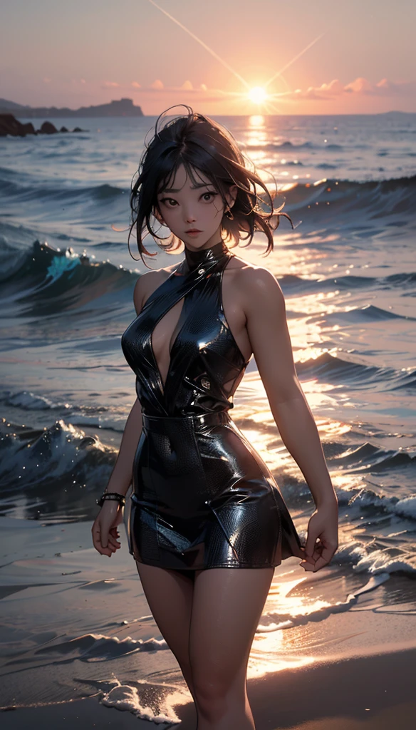 Girl Youku anchor,(((1girll))),((Very cute beautiful girl with green curly hair)),Persona diagram
(short breasts:1.4),big assa,(((Green curls:1.35,Very curly hair,Colored inner hair,Ear breathing,Short hair))),(((Green_Eyes:1.3))),intricately detailed eyes,Beautiful detailed eyes,Symmetrical eyes,Big eyes:1.3,((Fat)),(((Glossy glossy skin:1.5,Bright Skin: 1.5,dark tanned skin,Shiny skin,very shiny skin,shining body,plastic glitter skin,exaggerated shiny skin,brightskin,Wet legs))),Detailed body,(Detailed face),One Punch Man Tornado
Lovely,slutty,Seductive,Erotic,(((NSFW))),
zettai ryouiki,Clothing that exposes,show skin,((,Red cheongsam,Decorated with anime art prints)),((Wet clothes,intricate outfits,intricate clothes)),
(Dynamic pose:1.0),Embarrassed,(Buttock display,Scale to fit the dimensions,Rule of thirds),Close-up of buttocks
Cyberpunk night by the sea, There are bright neon lights and dark storm clouds and puddles, scenery:1.25,A disdainful smile,frown
Art photography,(photography of:SLDR),A high resolution, Sharp focus, (Ultra detailed, Extremely detailed), (realistic artwork:1.37),(Extremely detailed Cg Unity 8K wallpaper),((Synthetic wave background theme)),(((Vibrant colors))),(intricate background),(Masterpiece),(Best quality),