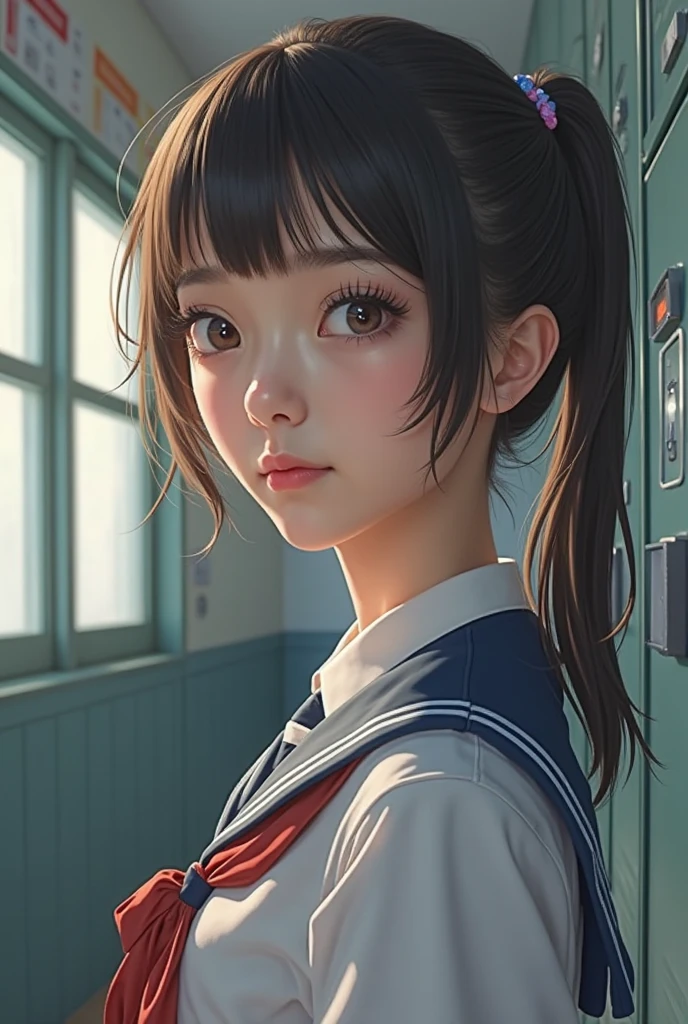 Studying Sailor Suit Twin Tails --auto --s2