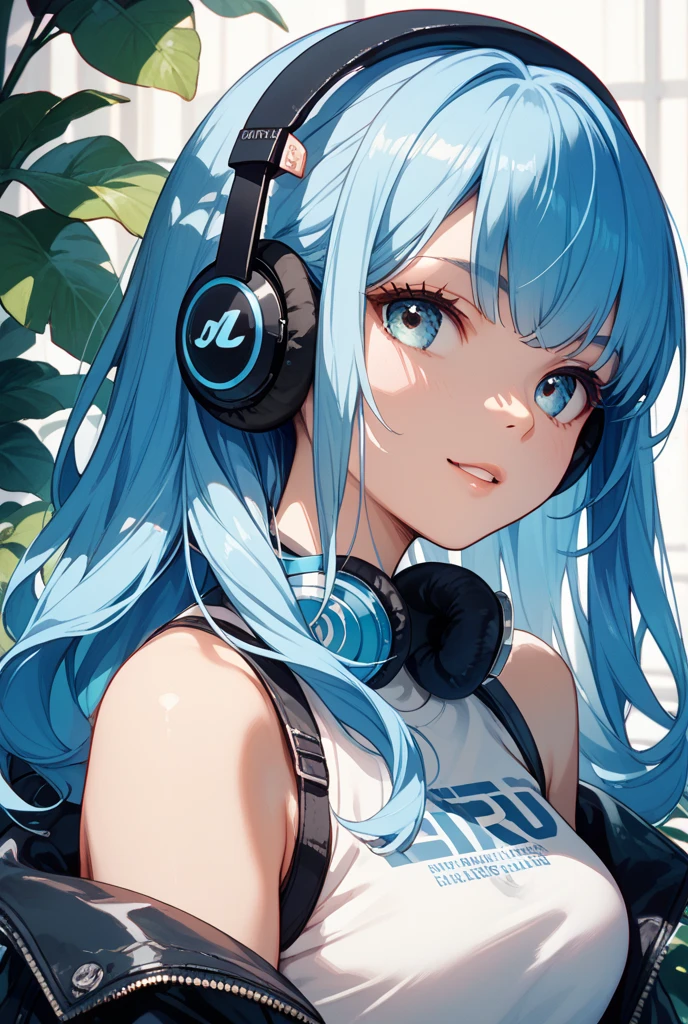 最high quality、Best image quality、masterpiece、With a girl((cute、20-year-old、Best Bust、Medium Bust、Bust 85,Beautiful Blue Eyes、Spread your chest wide,Short silver hair、Slender、The best valley、、Blue Bikini、,Show the whole body、Black perforated gloves,Blue Mesh,Leaning forward greatly、Blue Sports Sunglasses、Blue Intercom,Sweating profusely、Face Paint)）high quality、Beautiful art、background((White wall、graffiti、paint、Spray can)),Tabletop、Exquisite design、Visual Arts、Depth of written boundary、Best lighting、Highest detail、8ｋ
