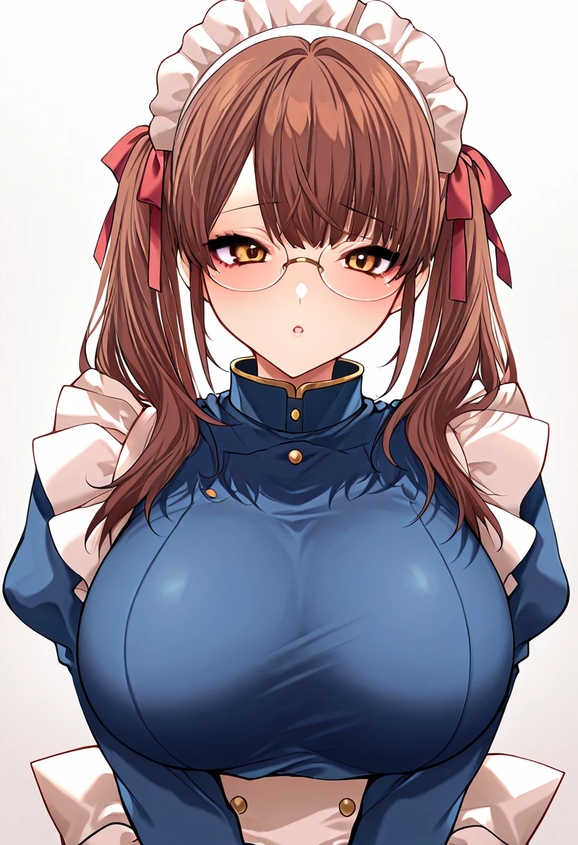 exposed naked A sophisticated beauty with big breasts, glasses, updo, female detective, beautiful French mother, big boobs お尻太ももグラマラスボディ巨大Nipples家政婦 おまんこ特大Nipples、Nipples、Areola with lumps and wrinkley whole body is wet with sweat、Abdominal muscles Black Stockings、Photorealistic、Especially the skin on the chest is more realistic.