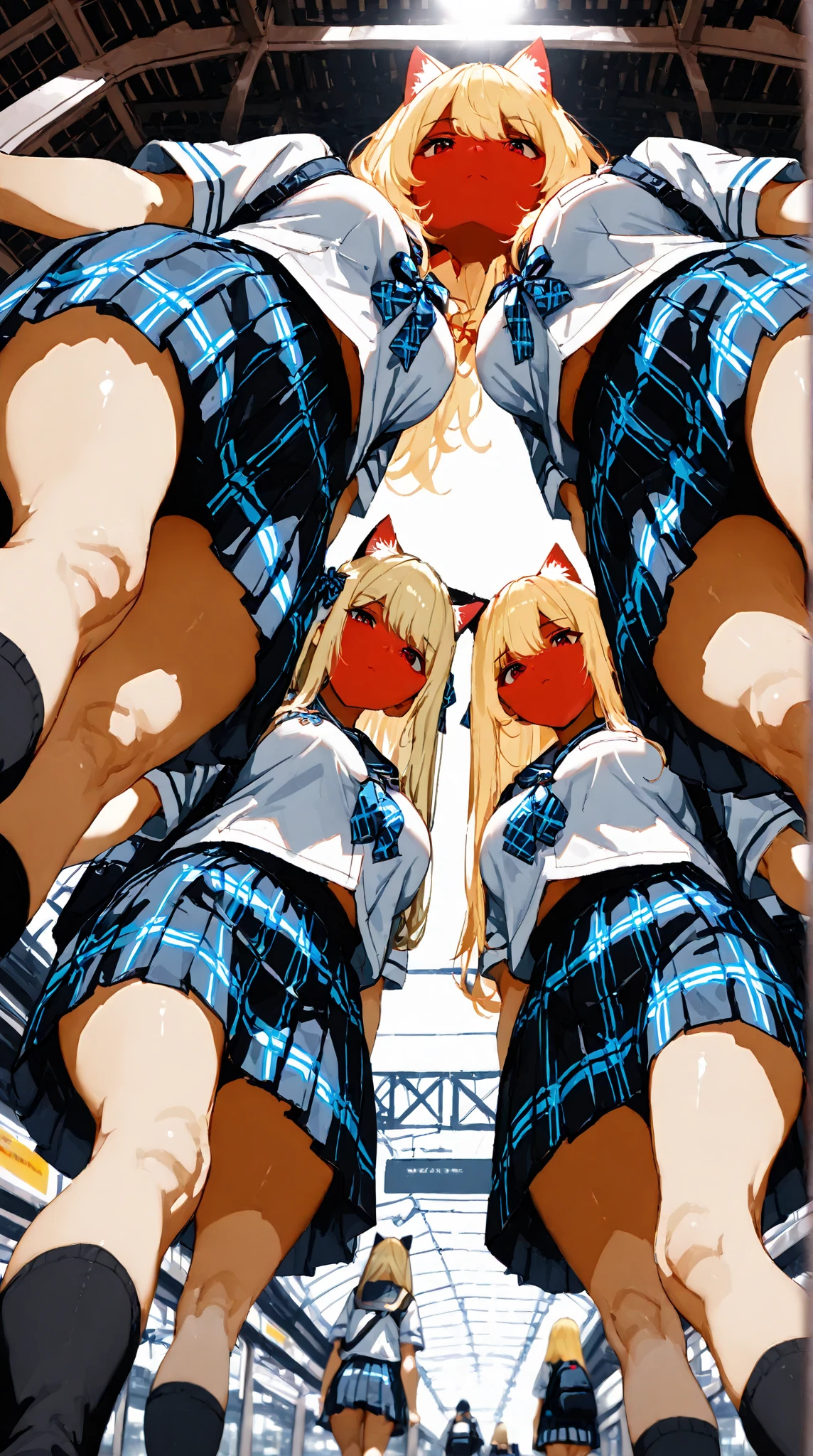ultra detailed,masterpiece, Best Quality, High resolution), 1 girl, aayami, by the wide, two sides up, hair ornament, bare shoulders, black dress, clothing trimming, separate sleeves, belt, thigh strap,Whole body,Legs together, ,Flushed face ,standing,20 years mature ,White background ,legs in sight ,head on ,barefoot, one leg up ,nice skin,hand holding a leg, foreground