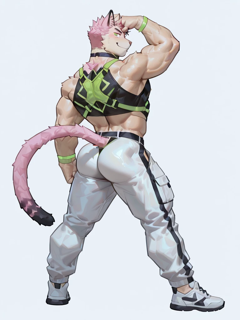 human to rubber latex rat in diaper transformation