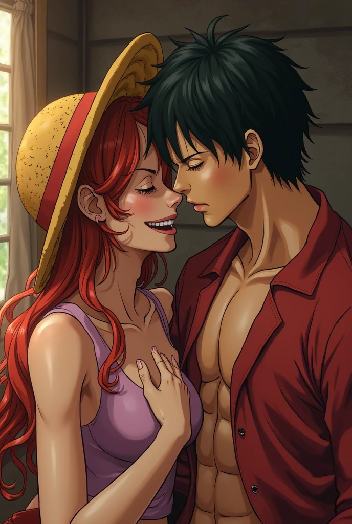 Luffy e nami casado