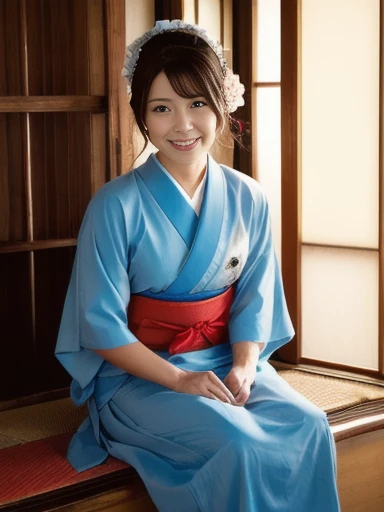 1girl,(wearing a kimono),sitting, (beside the windows),(RAW photo, best quality), masterpiece, an extremely delicate and beautiful, extremely detailed, 2k wallpaper, Amazing, finely detail, extremely detailed CG unity 8k wallpaper, ultra-detailed, highres, soft light, beautiful detailed girl, extremely detailed eyes and face, beautiful detailed nose, beautiful detailed eyes,perfect anatomy <lora:Rui Kiriyama:0.8>
