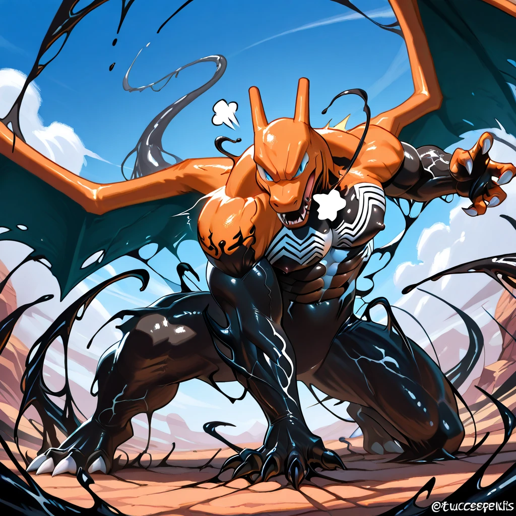 Masterpiece, highest quality, Charizard, no humans, solo, wings - SeaArt AI