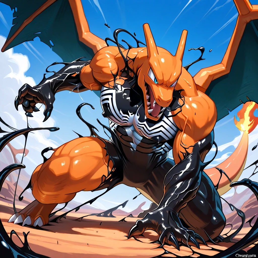 Masterpiece, highest quality, Charizard, no humans, solo, wings - SeaArt AI