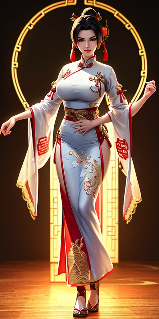 ((Sculpture Design)),((Full body portrait:1.6)),((immortal)),((masterpiece)),【to create a logo:(woman),(Chinese Mythology:1.5),(A woman with a jaguar:1.6),(,,Matu breastwaist,Long Law,Goddess Fan,Exposing breasts,),(Dynamic poull figure),(Perfect Woman),(#11: Long Silver Layered Hair:1.4),Earrings and Nipple Rings,((Headdress symng God))】,((The skirt flutters)),(Dunhuang:1.2),((Sexual suggestion)),(Computerics Art:1.4), (Fractal Art: 1.2),(( 32K,high resolution,Ultra HD,)), (( professional quality,Perfect photography, Ray Tracing, perfect volumetric lighting, hight quality octane render, High quality vector)), ((Ultra Detail:1.2,Intricate details:1.2)), ((Ultra-realistic photos,Realistic,3D Rendering)),((Epic Image)),(Blind box toy styles:1.6),((Simple backg,Dark background:1.2,blckground)),((Delicate face)),((Delicate eyes)),((Cleansing the skin)),(The right hand:1.6),(Complete and beautiful five fingers:1.6),(Anatomically correct limbs:1.6),(Anatomically correct perspective and occlusion:1.5),(Correct anatomy:1.5),(Add a foundation:1.6),(Tangled pedestal::1.6),(Character Center:1.4),