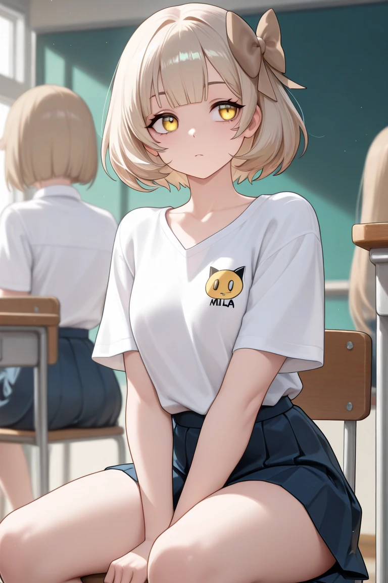ultra-absurdres-Top quality by artist God, ultra-detailed, high resolution, anime moe artstyle, best anime 8k konachan wallpaper, pixiv contest winner, pool:544,eroe,perfect anatomy,break, 1girl, (Please draw a girl sitting on bed and in heat expression. )break,(Solo,little female, -yeld:1.Full limbs, complete fingers,a junior hihort hair), short cut, flat chest, , small butt, small black eyes, beautiful detailed eyes, well-proportioned iris and pupils, expressive eyes, highres detailed hair, blush, in heat, sweat, gym shirt, short sleeves, gym_uniform, gym shorts, pussy juice dripping from crotch, sitting, on bed, Explicit presenting, heavy breathing, (Detailed Lighting), (Detailed background), in the bedroom, break,shiny skin, super detailed skin, Best sexually suggestive lighting powered by famous artist, 8k,sexual illustration,photoshop_(medium),very aesthetic,break,((artist:kou_hiyoyo )), artist:akinashi yuu ,artist:oyari ashito ,artist:kantoku ,