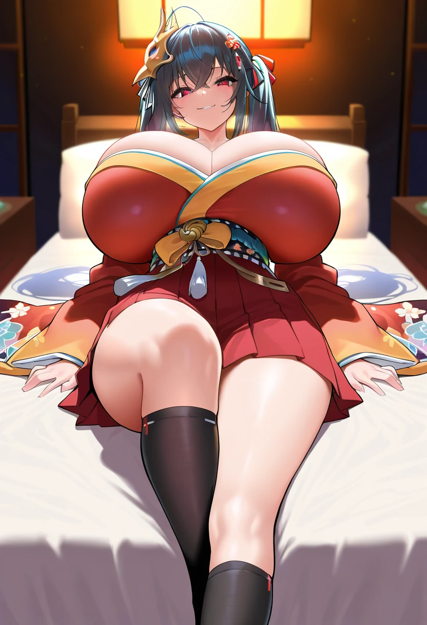 NSFW,Sexy Female Kunoichi, stealth、Japan as a motif, (((Big Mom Milking Machine))), Head to the thigh shot、vaginal,SEX:1.5、One strong man、penises:1.4、Woman on top、From below、(Angle from below:1.5)、Insert from behind