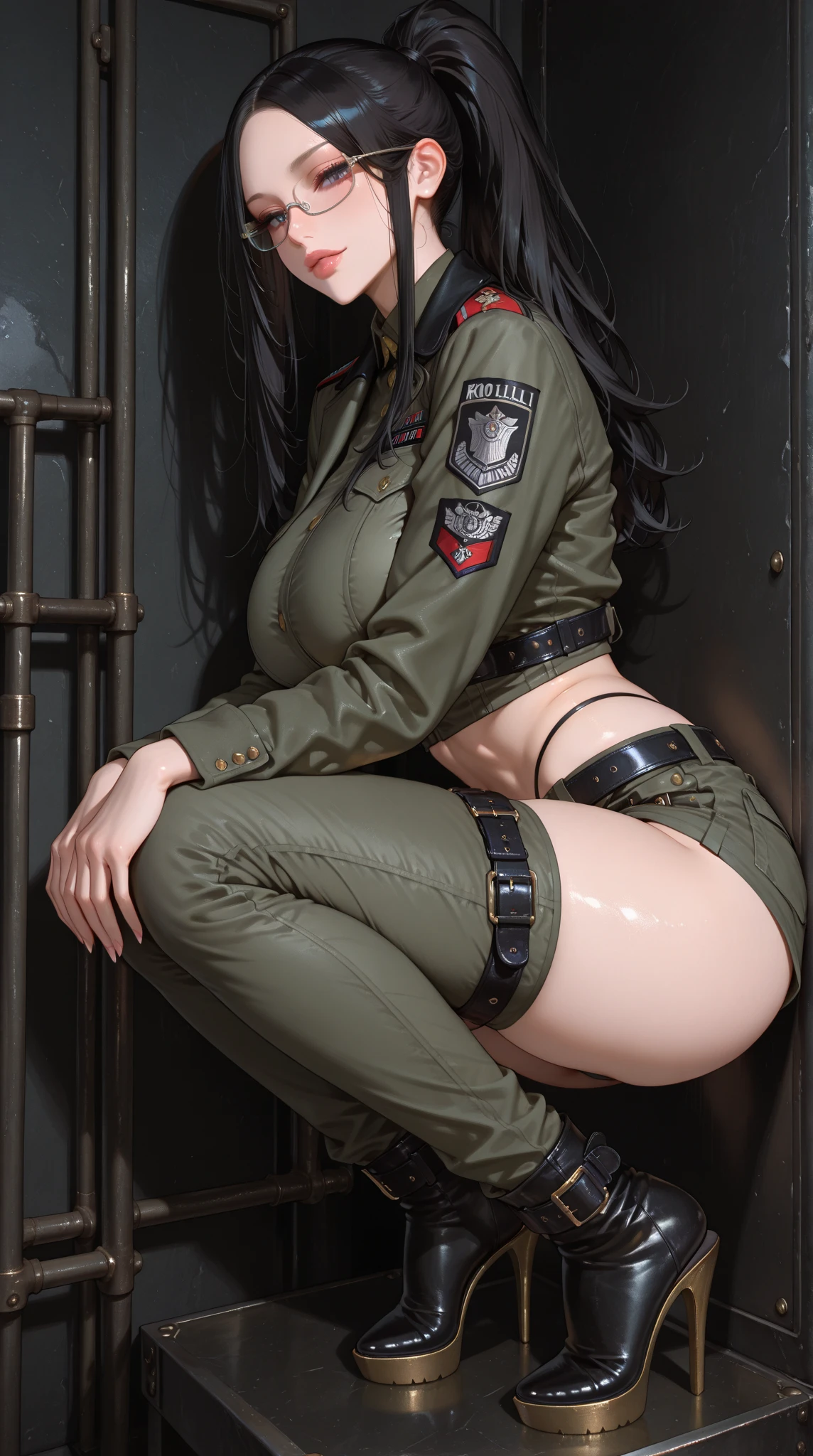 2girl, 2 girl, waist up, concept art, [shu qi:Park Ranger:1], grabbing vagina, masturbating touching her breast naked her vagina no panties, Ruff, Anklet, Makeup, loop lighting, 80mm, official art, unity 8k wallpaper, ultra detailed, aesthetic, masterpiece, best quality, photorealistic, vibrant