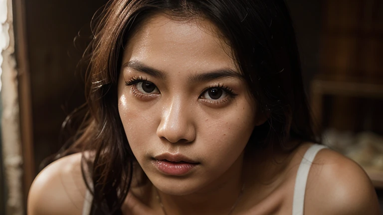 UHD, 4k, ultra detailed, cinematic, a photograph of (masterpiece,best quality,ultra high res:1.1),(photo-realistic:1.1),side_light,bokeh,beautiful face,exquisite face,
looking at viewer,(simple background:1.1),1girl,18yo,(sweat and pure:1.2),from The Knot the movie,breasts apart,
<lora:Vivian_Hsu_XL_0_:1>,vivian_hsu,a hot summer day,enjoy this wet orgasm,(ningxia road night market in taipei:1),take milk tea,drink milk tea,, epic, beautiful lighting, inpsiring