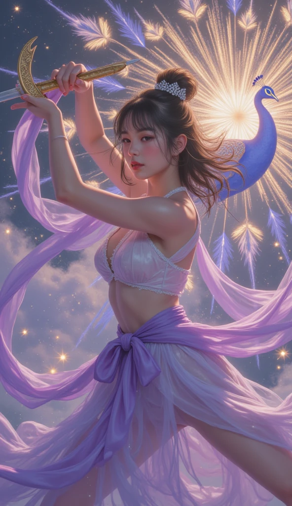Starry sky，dance
