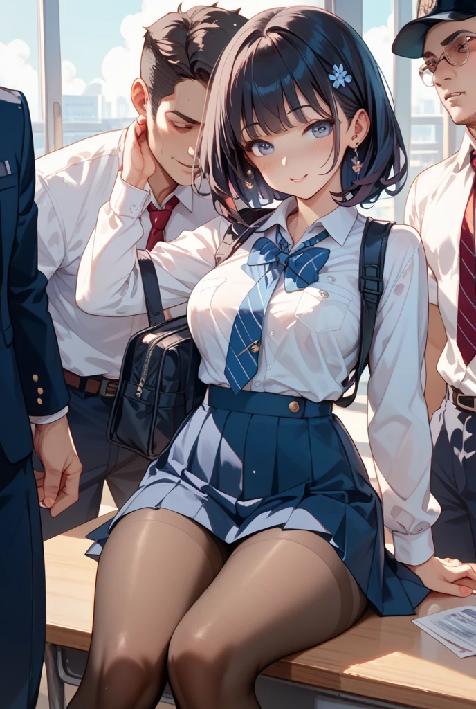 (Browsing Caution:1.4)、(masterpiece, highest quality), Intricate details,(summer、Elevator)、(Black Hair)、(Elevator Girl、White and pink clothes、uniform、Have、White tights、Pink Ribbon、Put on gloves)、(The men around me were wearing black tights..、The men around me are wearing sunglasses.、The men around me are wearing masks.)
One Woman、(Clothes get torn)、(20-year-old female)、(Lowering eyebrows、cry、shout、run away、The stick enters the crotch、Clear liquid comes out of the crotch、Blood flows from the groin)
Bearded Man, surrounded by Three Men, Scared, Think carefully, dark,Blood,(Three Men)、A man grabs her waist、Bearded Manが胸をつかむ、Young man hugging、Bearded Manが腕をつかむ、Grab the leg、Man and woman Have sex、M-shaped foot、(cry、His penis goes between my legs)、Fight、Tying your hands、Tie your chest with rope、Prisoner、Imprisonment、(Excessive 、Cum on body:1.2、Cum in pussy)、(Old man licking)、(hug、Touching the chest)、((Browsing Caution),(2 men、1 female,Have sex),(Top girl,Straddle),( Sealing)、(put your hand inside your pants、Has a penis、Lifting a woman)、(Men forcing women、Forcing a woman to have sex despite her reluctance.:1.4)