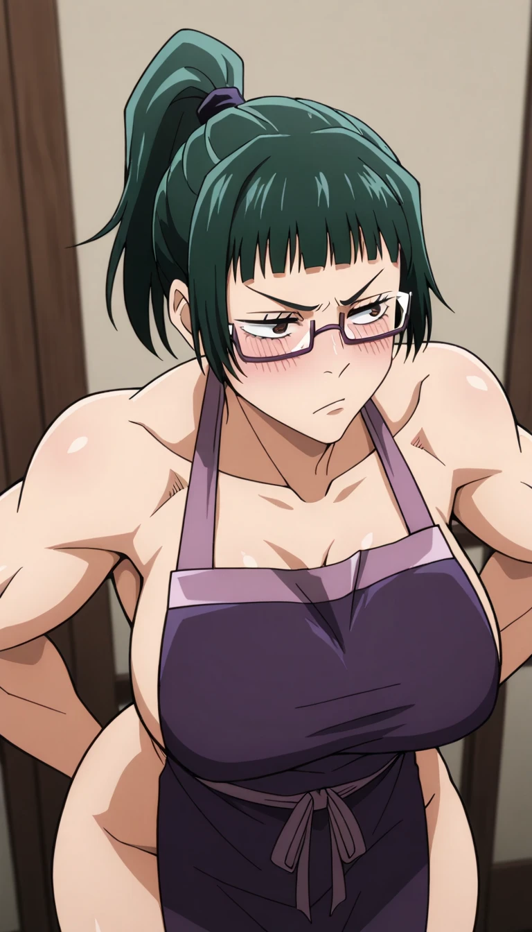Muzan Kibutsuji, in the form of a naked man, is rubbing his own breasts and letting semen out of them、He walks towards me while ejaculating from his penis.、Rolling their eyes、Sticking out tongue、Ecstatic face