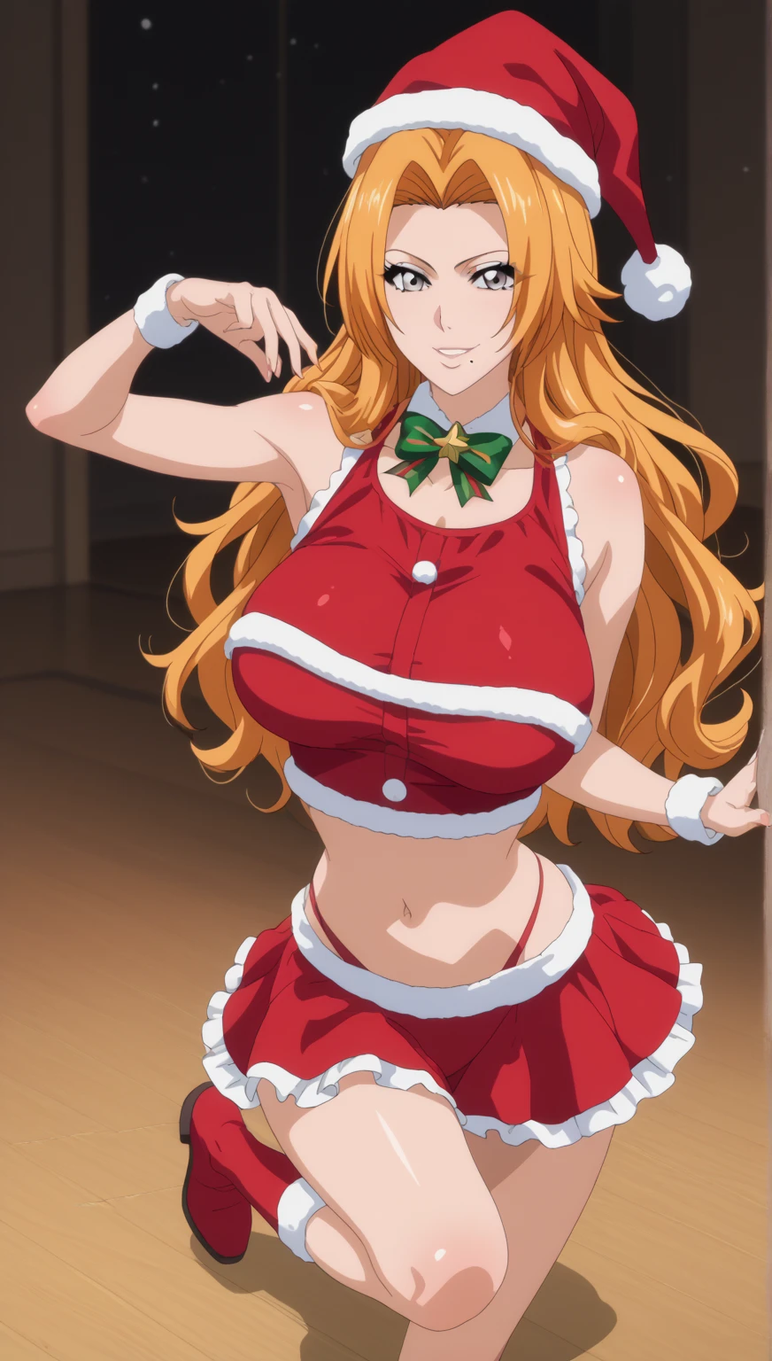 masutepiece, of the highest quality, 16k UHD,
Sitting,40 years、A MILF、milf, ((Sexy Santa Claus))、Eromama、Lewd wife、(((Sexy Mom, Vulgar wife、makeup、Erotic Married Woman、aunt、Adulterous wife、Sweat、Oil,gleaming skin、realistic skin textures、Detailed beautiful skin、Shiny skin、shiny white skin))),
Room with warm Christmas decorations,, , Solo, Cute, Warm smile, Blushing, embarrassed, itting open legs, Cameltoe, (Red Bunny Girl Costume:1.4),