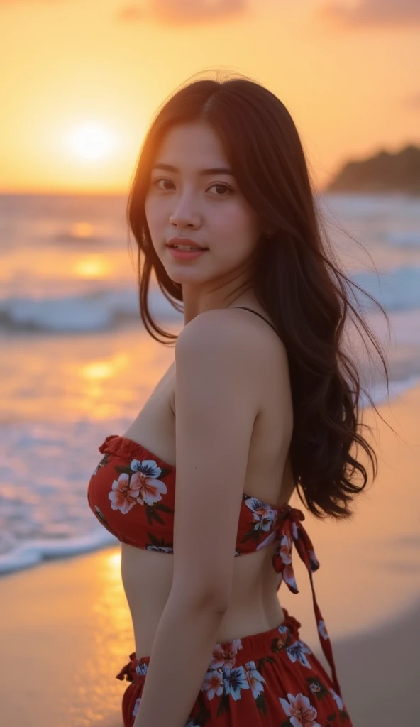 Beauty、cute、actress、model、A full-body photo of a Japanese woman who has it all、Female hero of a superhero movie