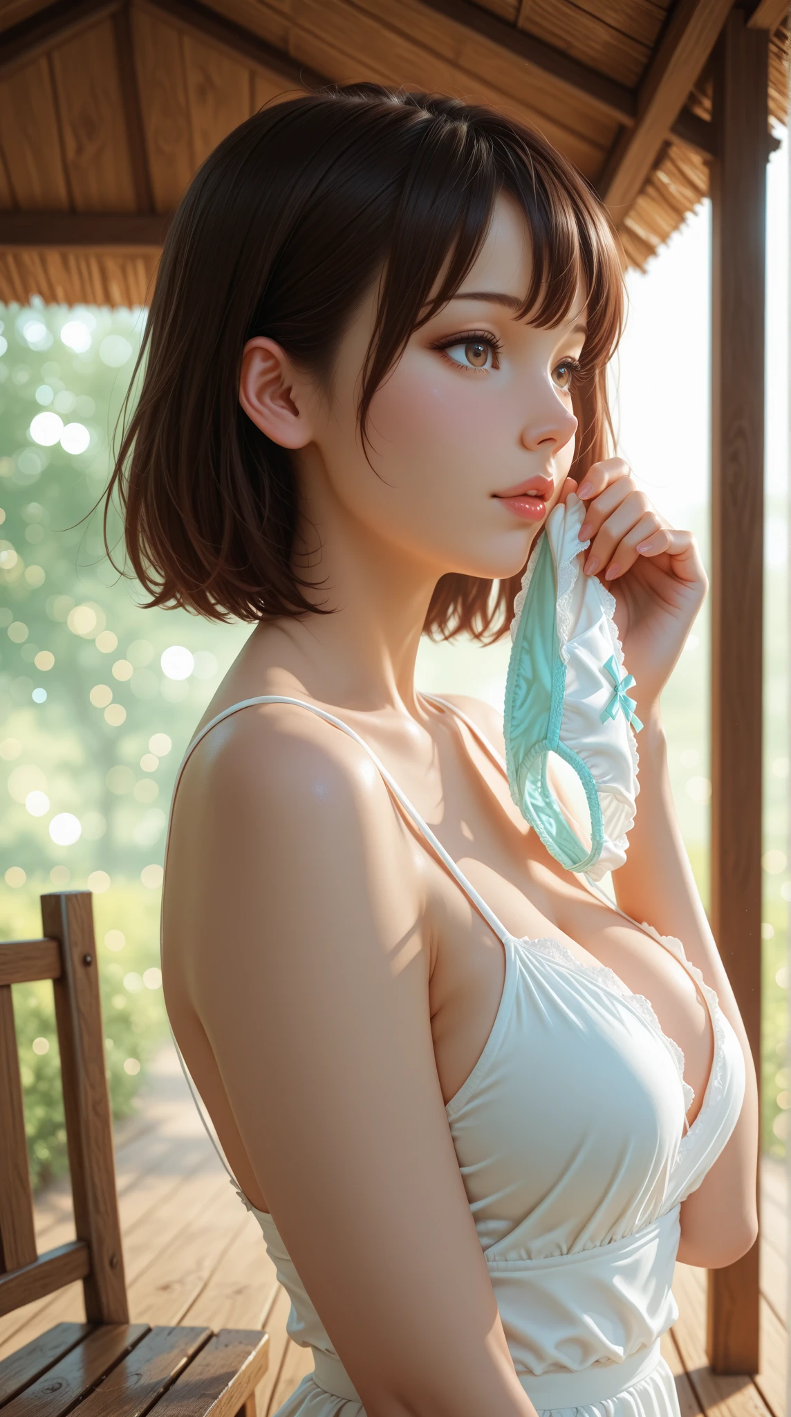 (Realistic, Photorealistic: 1.37), (8k, RAW Photos, Best Quality, Masterpiece: 1.2), Cute, Ultra Detailed, Heart-Shaped Pupils, Physically Based Rendering, Forward Light, Ultra High Resolution, Kodak Vision Color, Shadows, Bokeh, Sharp Focus,
If you look at the viewer, you will see photorealistic, realistic, solo, photorealistic, highest quality, sad face, overflowing tears, (crying), (crying), face wet with tears, screaming for help, very detailed face, very detailed eyes and face, beautiful detailed eyes, absurdity, incredibly absurd, skin wet with sweat, tense underwear, white underwear, wet underwear, (clean young skin), messy hair, Floating hair, sticking out tongue, (drooling), ruins