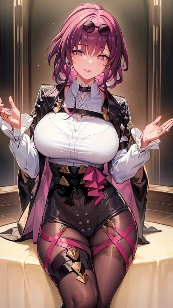 Make her naked with a thicc ass and round tits
