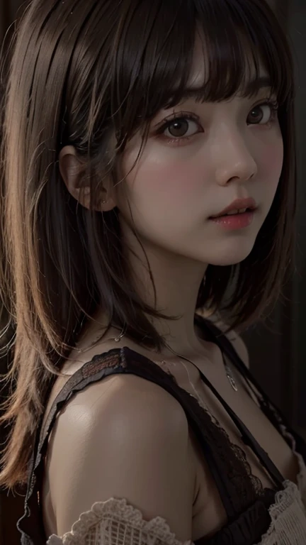 ((Masterpiece, detailed face, Detailed eyes, detailed anatomy, Oily skin, Fine skin, white skin)), (Masterpiece, best quality, High quality, Very detailed, extremely detailed, high resolution, Very realistic, ultra realistic, Strong fire, photography, make objects brighter, perfect face, Cute face), Eighteen-year-old human-sized doll, Arranged and displayed against the wall., in the mansion, rift, short skirt, wearing doll clothes, great details, realistic nose, beautiful eyes, realistic face, Some are very beautiful., Other people are very cute, old man looking, He admires the doll.