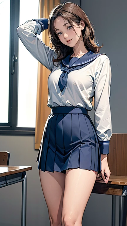 masterpiece, best quality, ultra-detailed,woman,tears, , beautiful eyes, looking at viewer, blush, shy, open legs, ((lift up skirt,)) micro panties, pubic hair, in the room, slender, standing, , sitting chair,